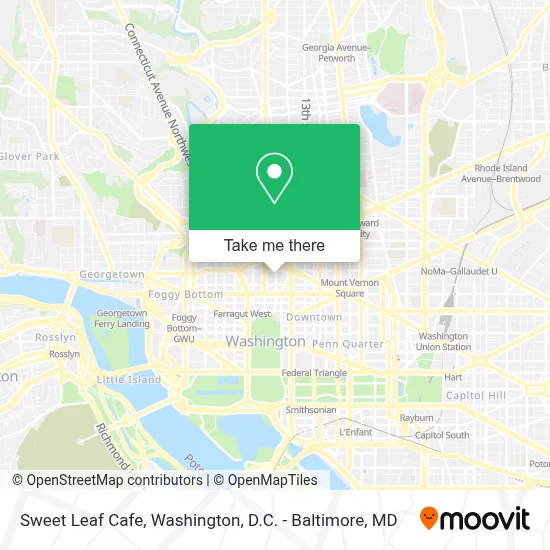 Sweet Leaf Cafe map