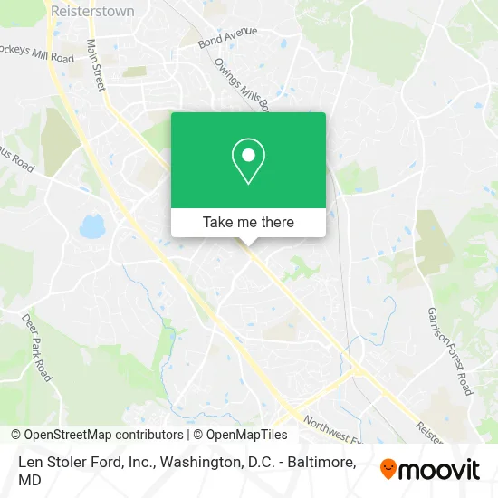 Len Stoler Ford, Inc. map
