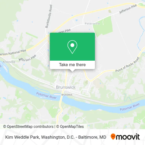 Kim Weddle Park map