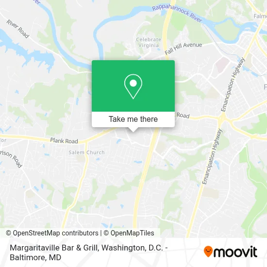 Margaritaville Bar & Grill map