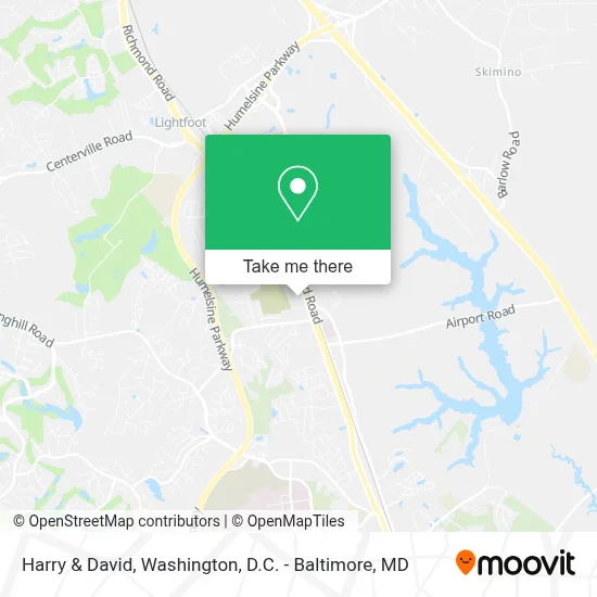 Harry & David map