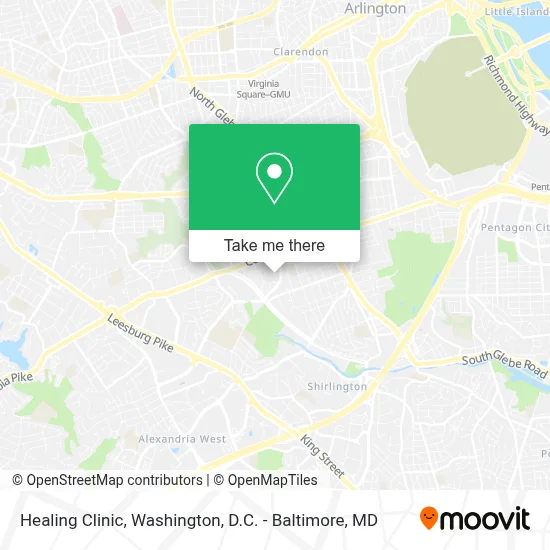 Healing Clinic map