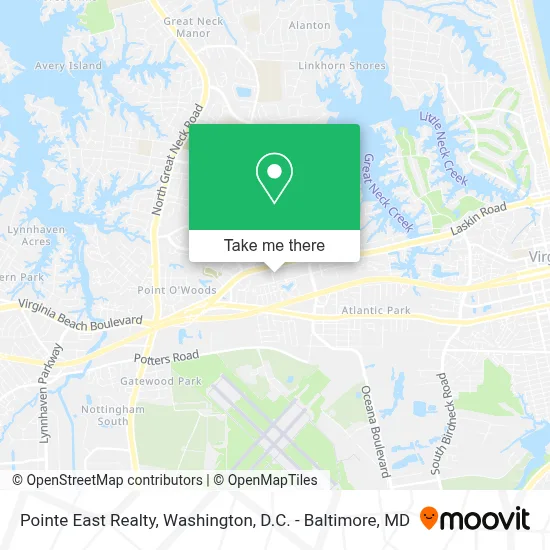 Pointe East Realty map