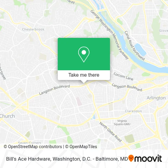 Bill's Ace Hardware map