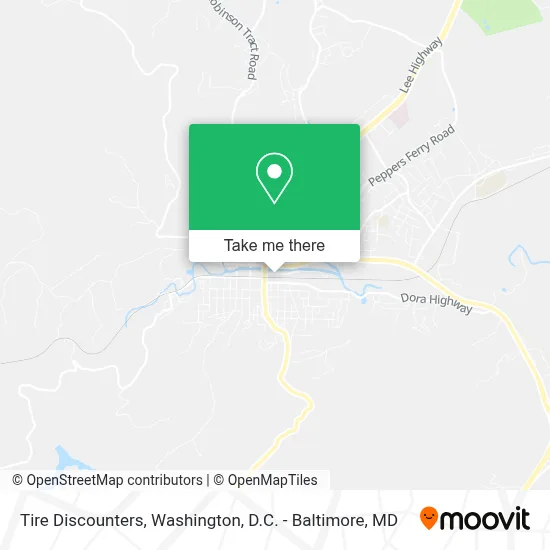 Tire Discounters map