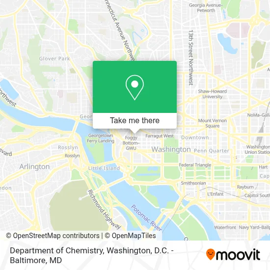 Department Of Chemistry map