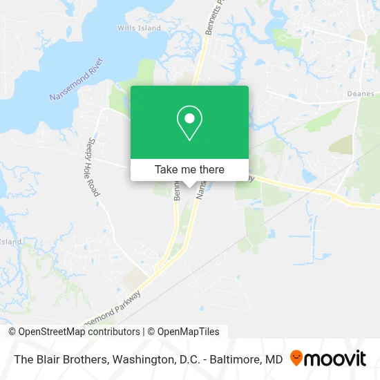 The Blair Brothers map