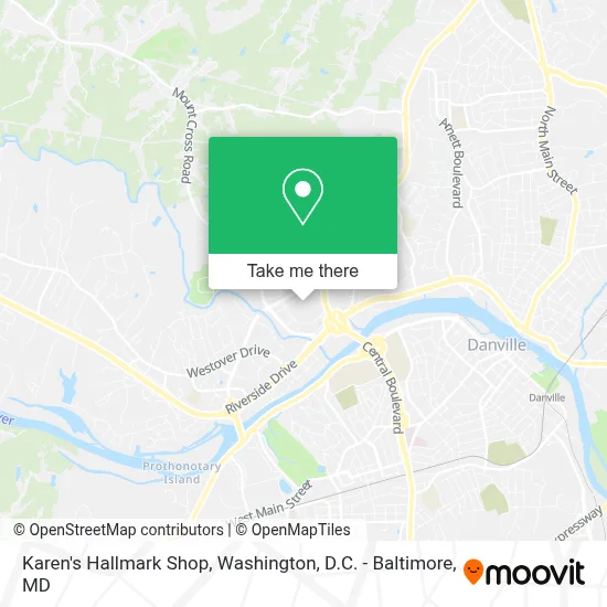 Karen's Hallmark Shop map