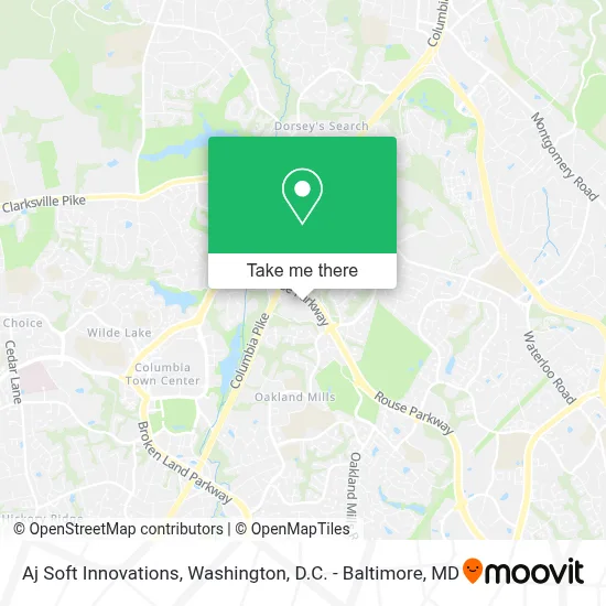 Aj Soft Innovations map