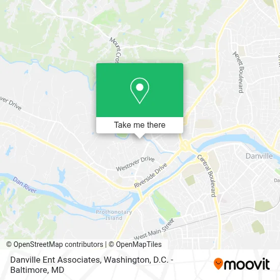 Danville Ent Associates map