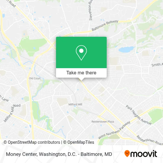 Money Center map