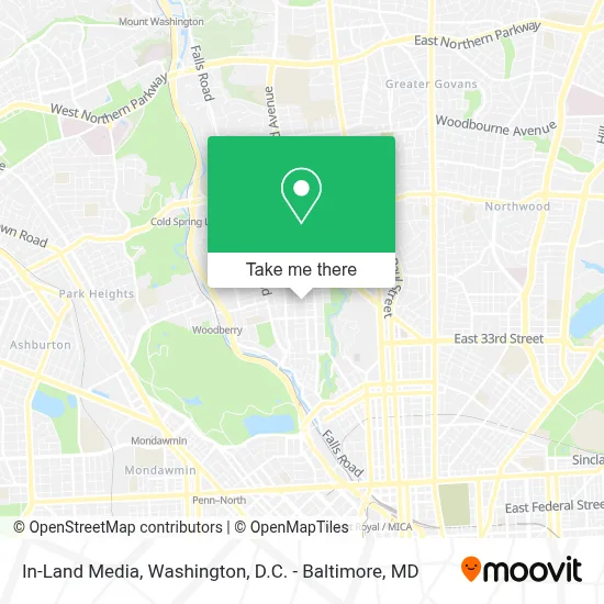 In-Land Media map