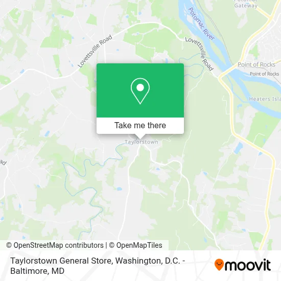 Taylorstown General Store map