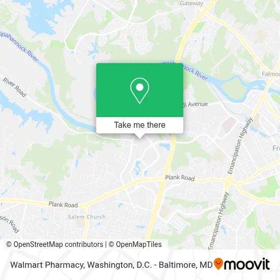 Walmart Pharmacy map