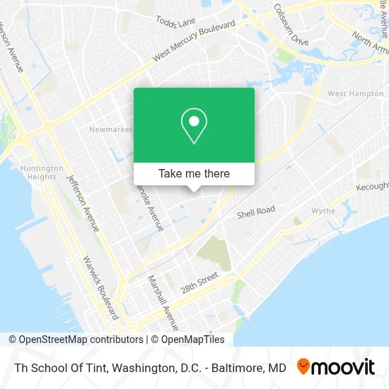 Th School Of Tint map