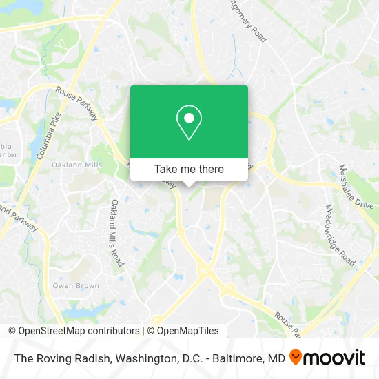 The Roving Radish map