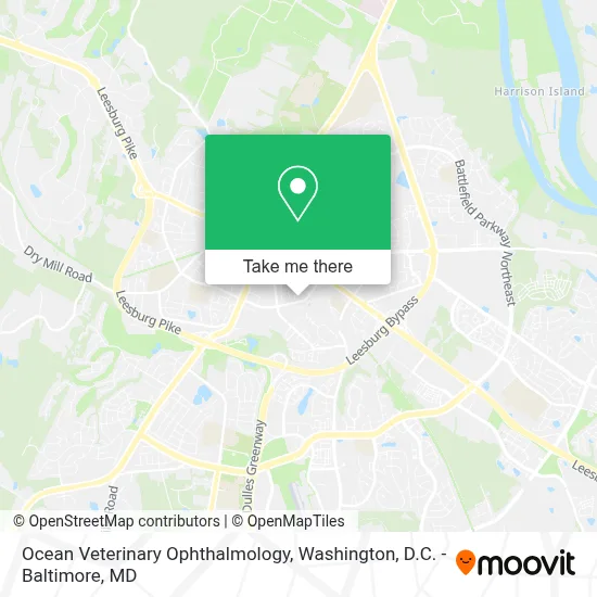 Ocean Veterinary Ophthalmology map