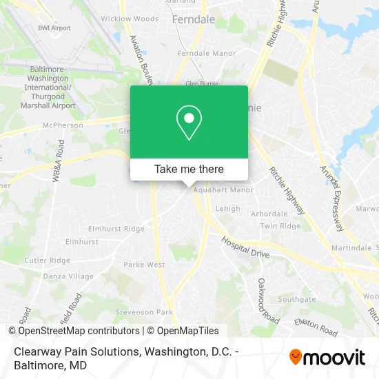 Clearway Pain Solutions map