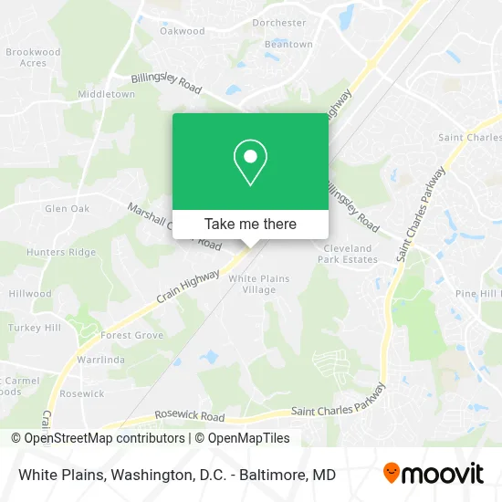 White Plains map
