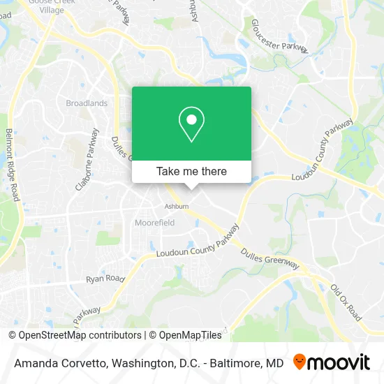 Amanda Corvetto map