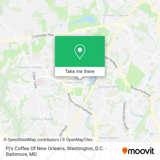Pj's Coffee Of New Orleans map