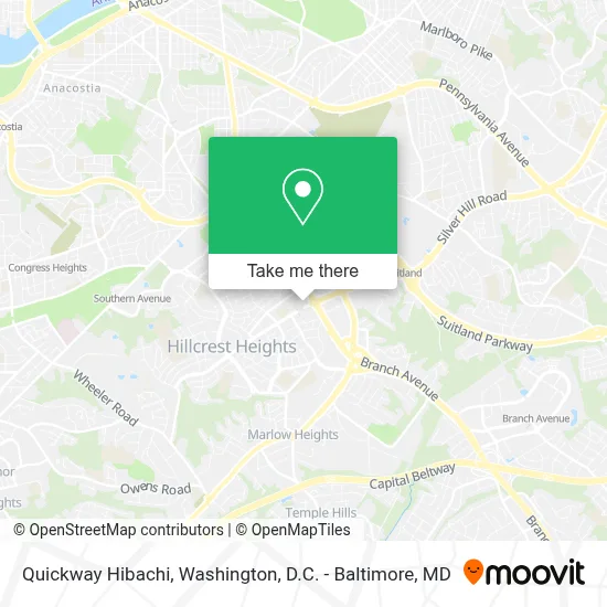 Quickway Hibachi map