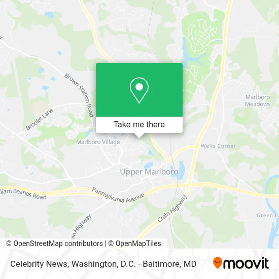 Celebrity News map