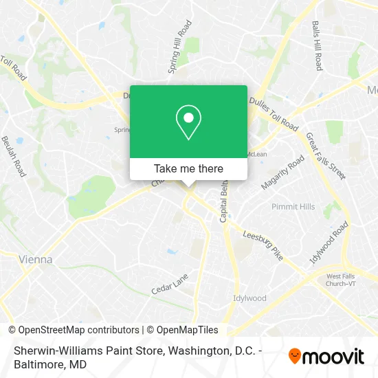 Sherwin-Williams Paint Store map