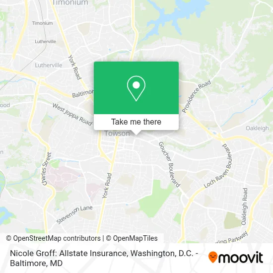 Nicole Groff: Allstate Insurance map