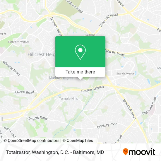 Totalrestor map