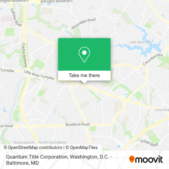 Quantum Title Corporation map