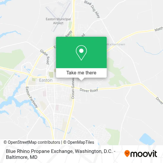 Blue Rhino Propane Exchange map