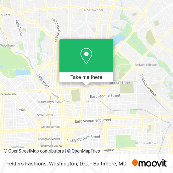Felders Fashions map