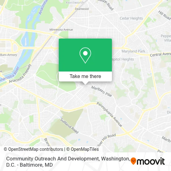 Community Outreach And Development map