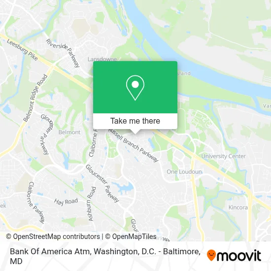 Bank Of America Atm map