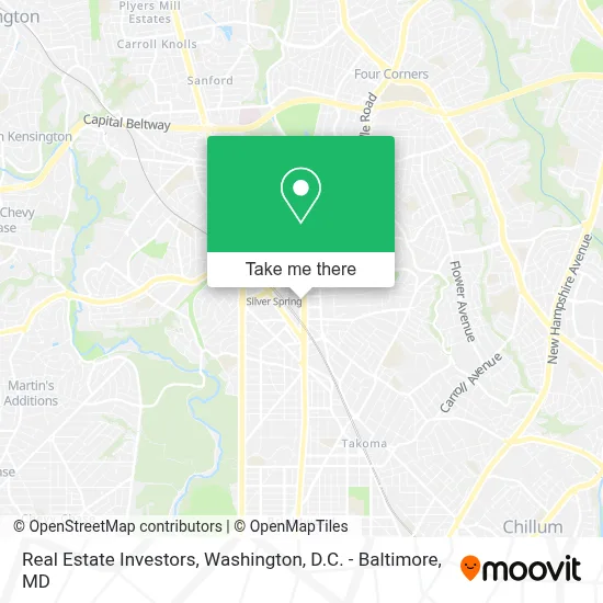 Real Estate Investors map