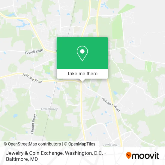 Jewelry & Coin Exchange map