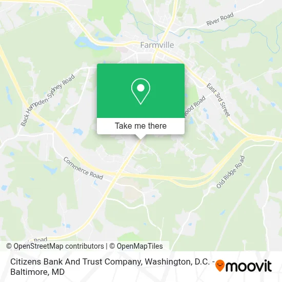 Citizens Bank And Trust Company map