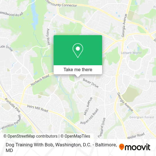 Dog Training With Bob map