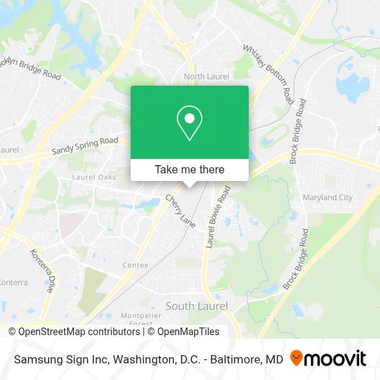Samsung Sign Inc map