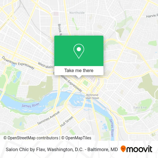 Salon Chic by Flav map