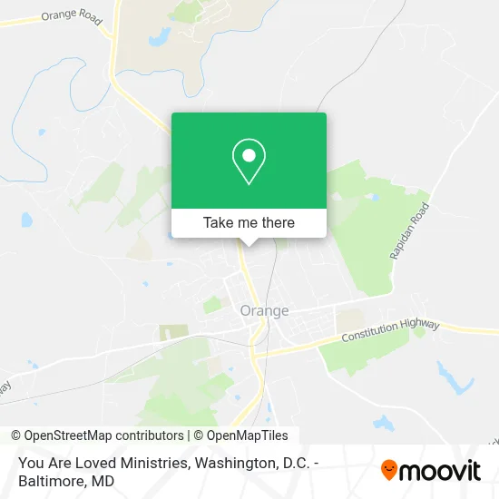 You Are Loved Ministries map