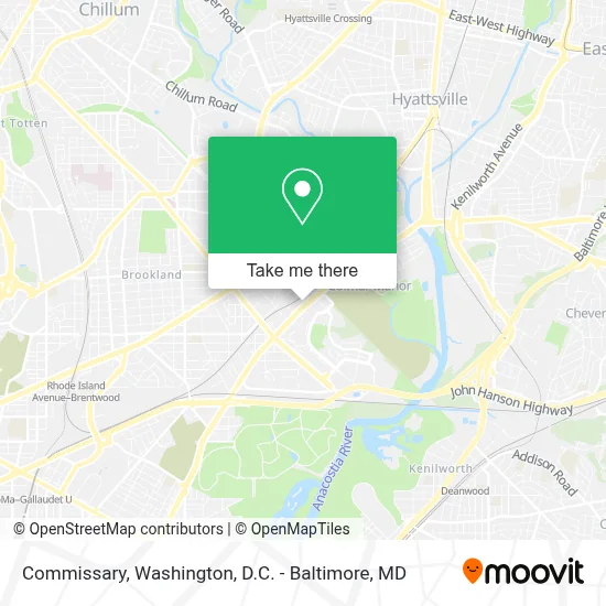 Commissary map