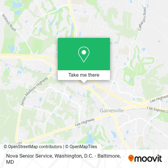 Nova Senior Service map