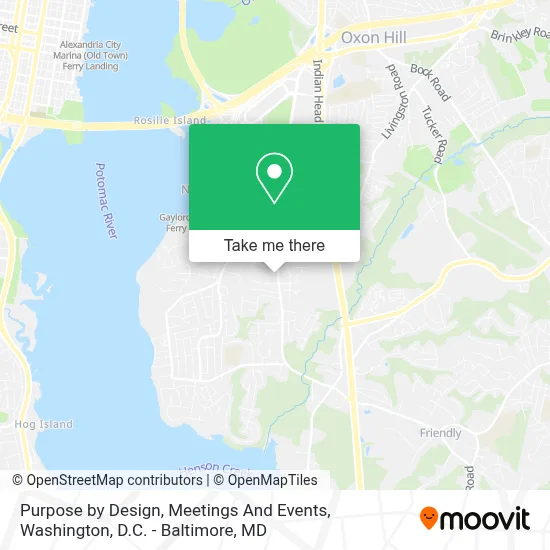 Purpose by Design, Meetings And Events map