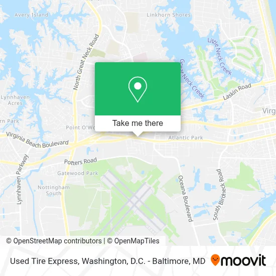 Used Tire Express map