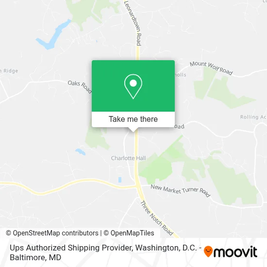 Ups Authorized Shipping Provider map