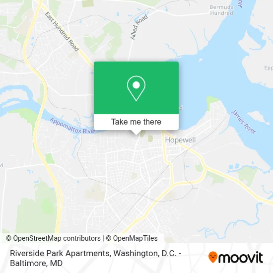 Riverside Park Apartments map
