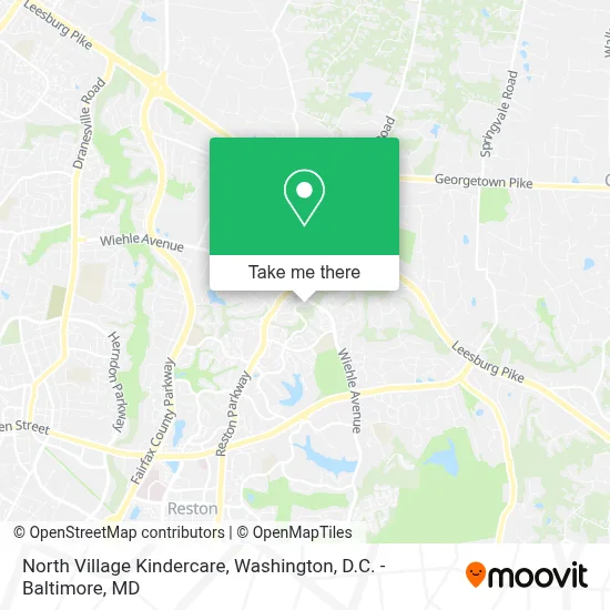 North Village Kindercare map