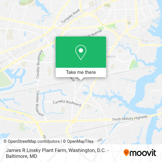 James R Linsky Plant Farm map